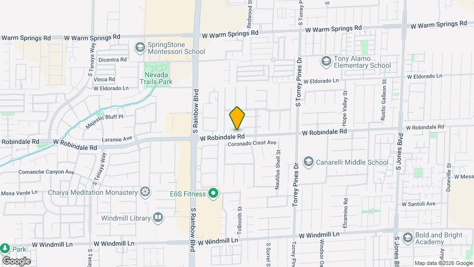 7686 Gossamer Wind St Map and Location Details