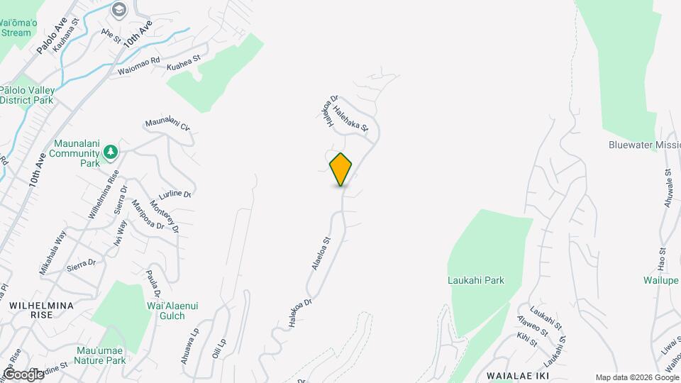 2164 Halekoa Dr Map and Location Details