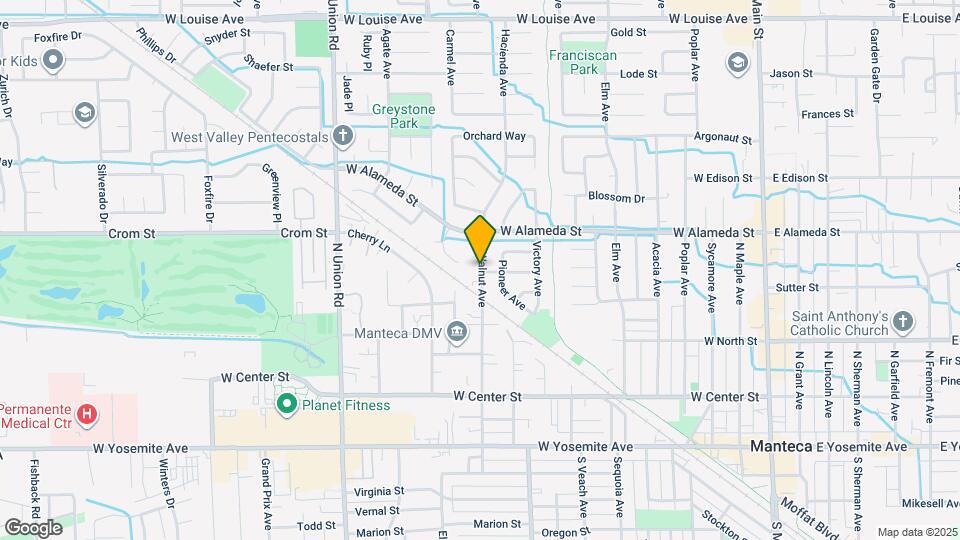 421 N Walnut Ave Mapa y Detalles de la Ubicación