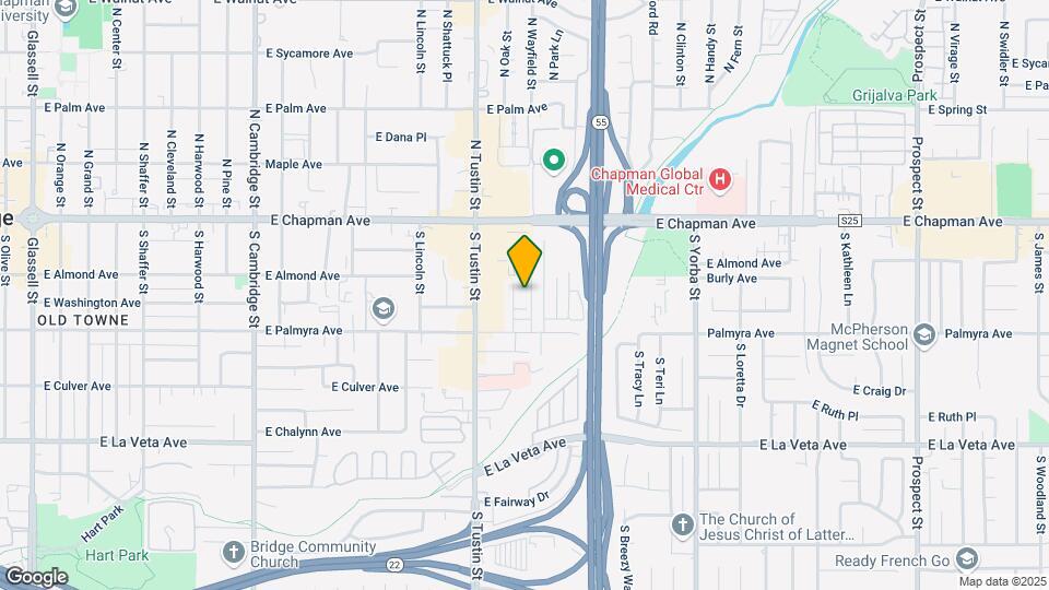 235-245 S Oak St Map and Location Details