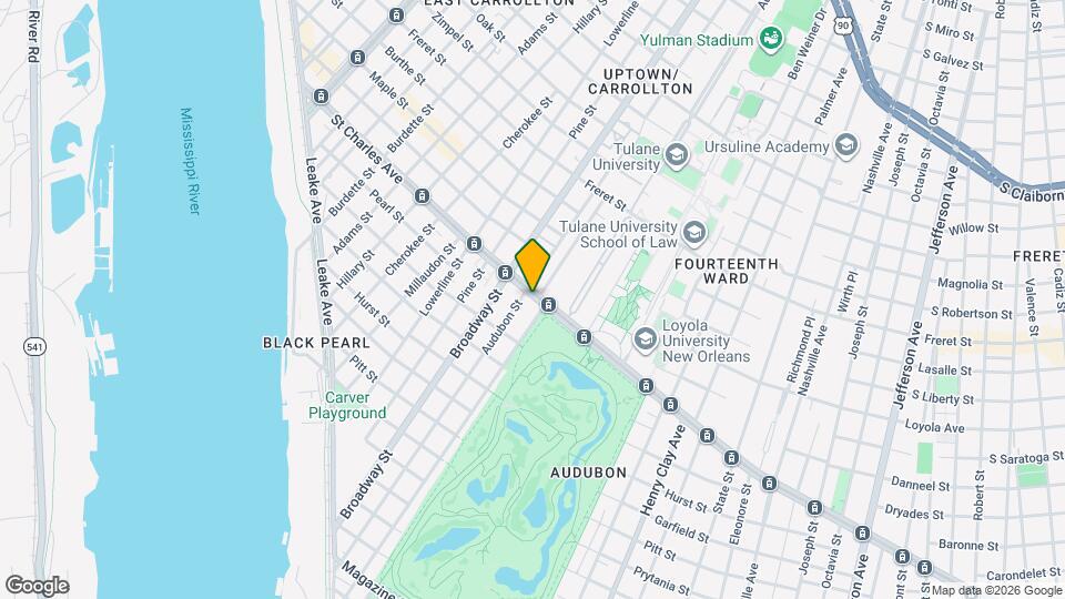 7014 St Charles Ave, Unit J Mapa y Detalles de la Ubicación