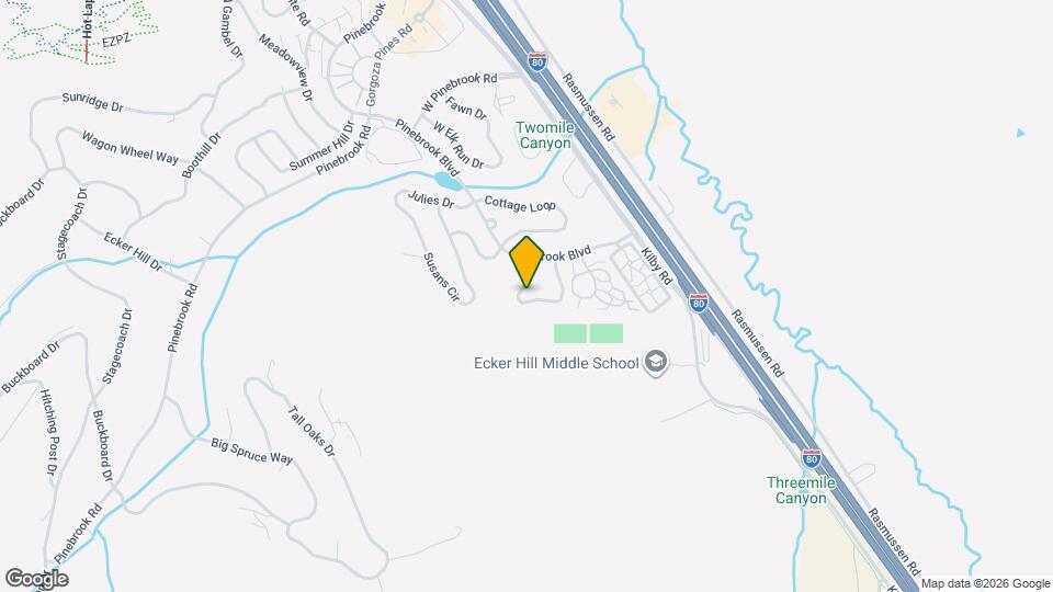 7439 Brook Hollow Loop Rd Map and Location Details