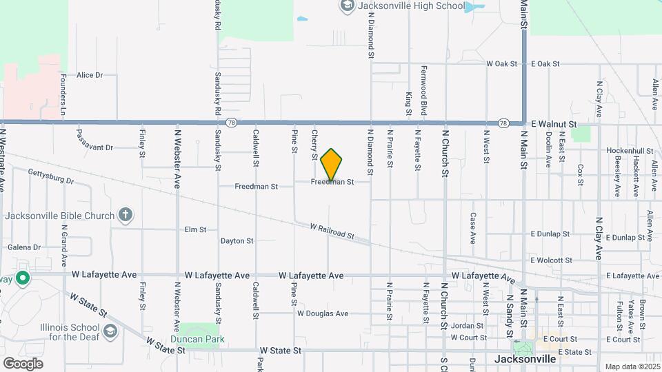 813 Freedman St Map and Location Details