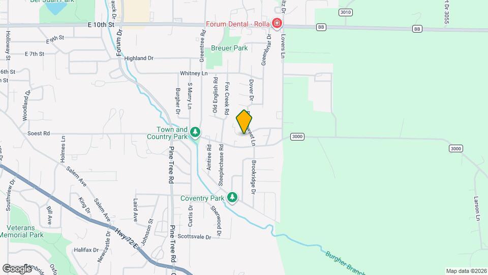 1710 Ashwood Dr Mapa y Detalles de la Ubicación