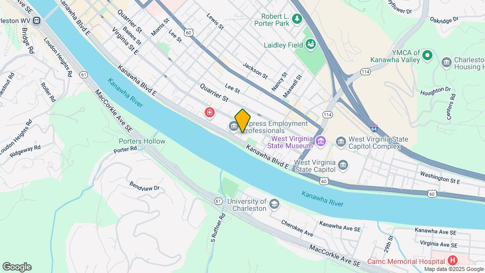 1570 Kanawha Blvd Map and Location Details