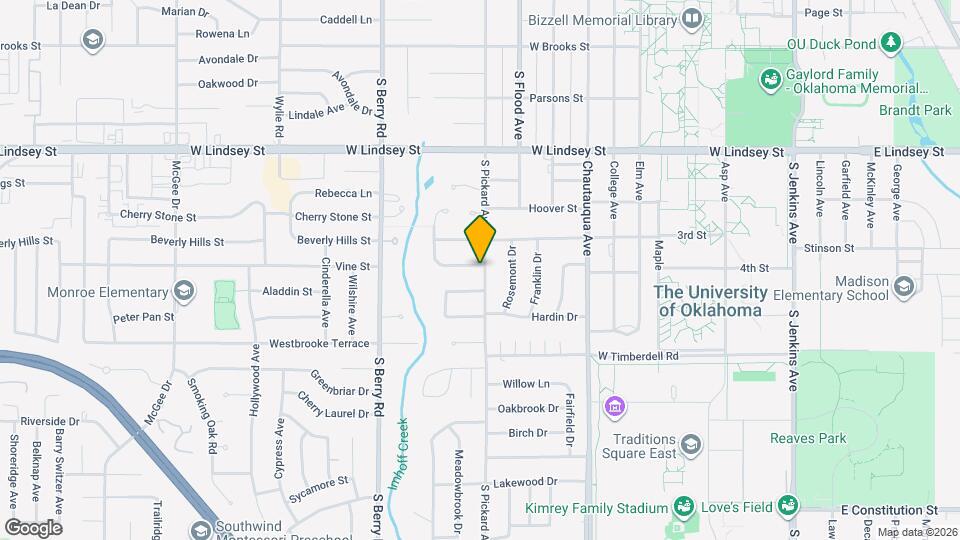 1002 Brookside Dr Map and Location Details
