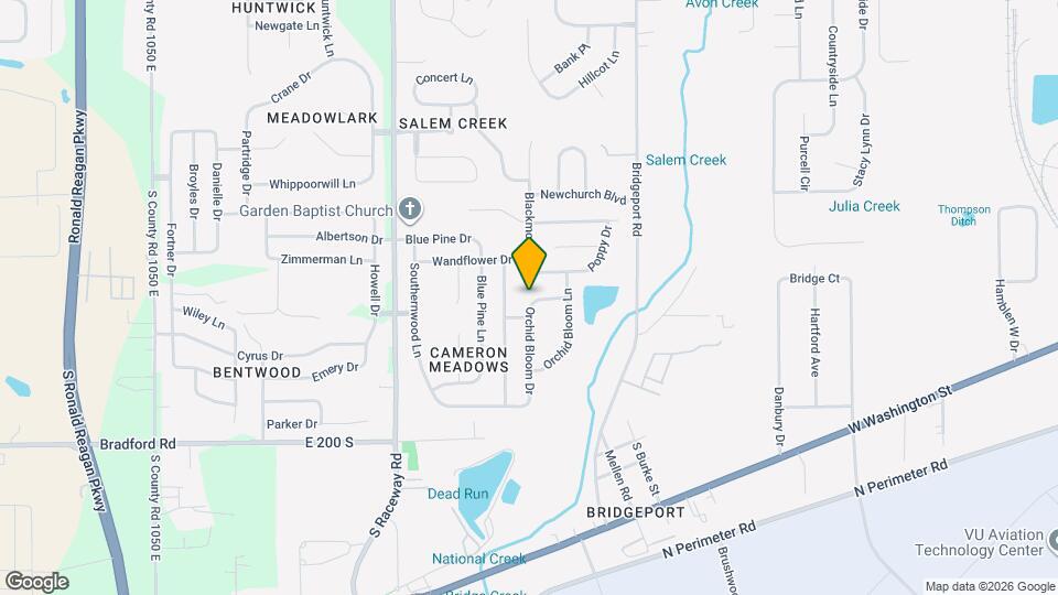 9010 Orchid Bloom Pl Map and Location Details