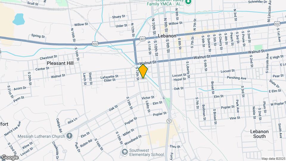 1117 Washington St Map and Location Details