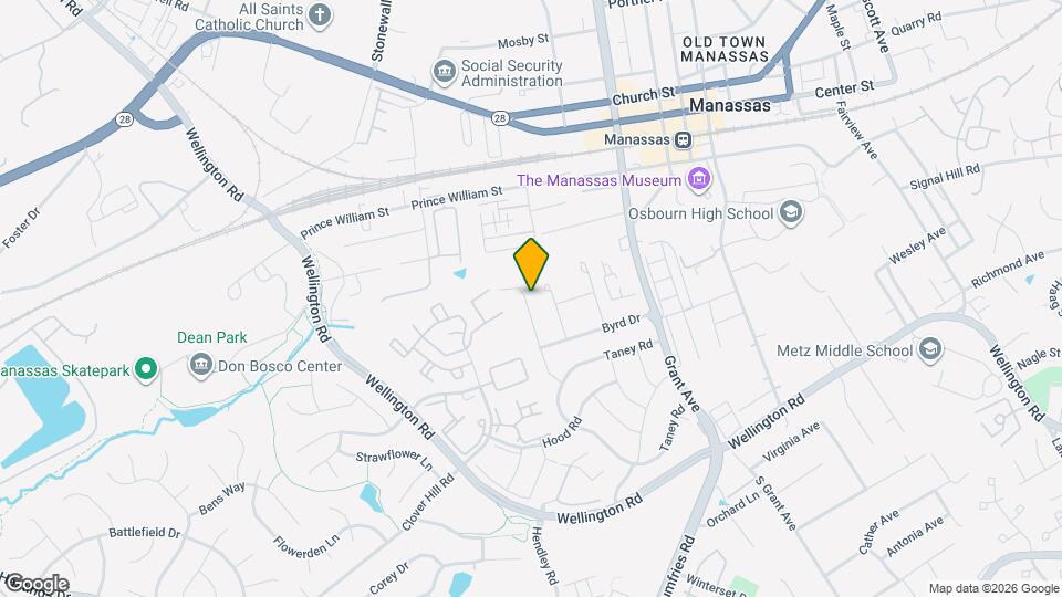 9739 Bragg Ln Map and Location Details