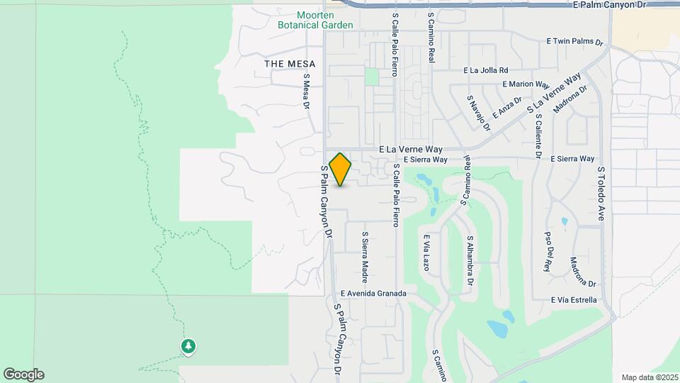 2170 S Palm Canyon Dr Mapa y Detalles de la Ubicación