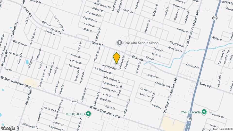 4004 Riverrock Dr Map and Location Details