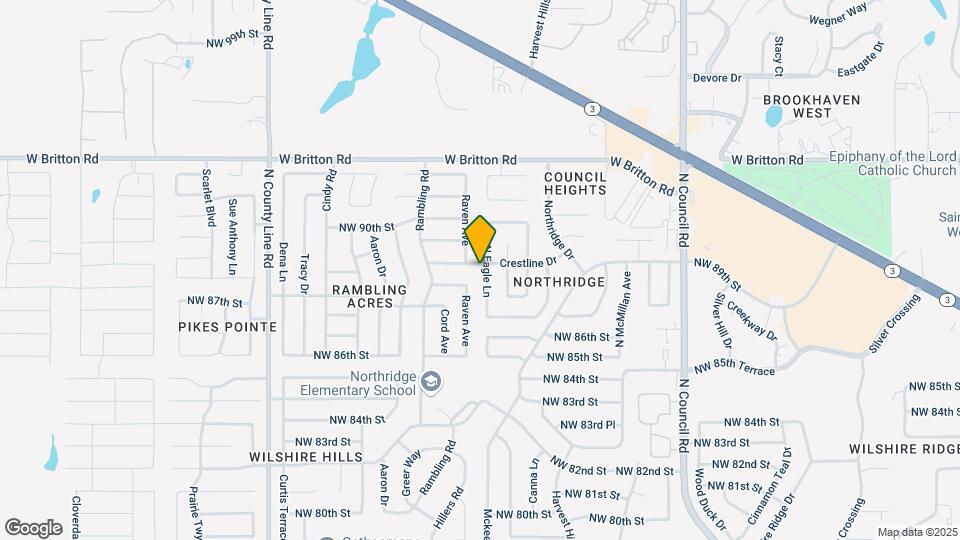 8937 N Eagle Ln Map and Location Details
