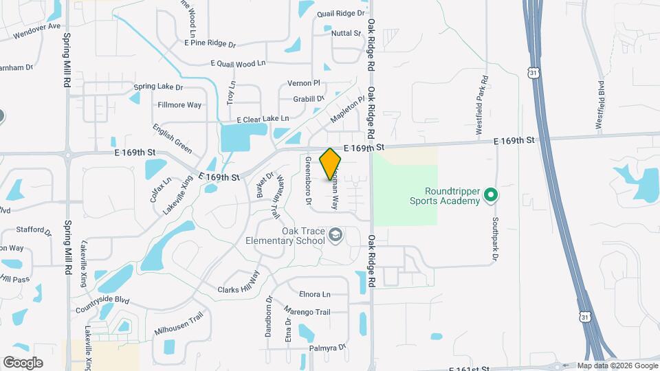 16720 Yeoman Way Mapa y Detalles de la Ubicación