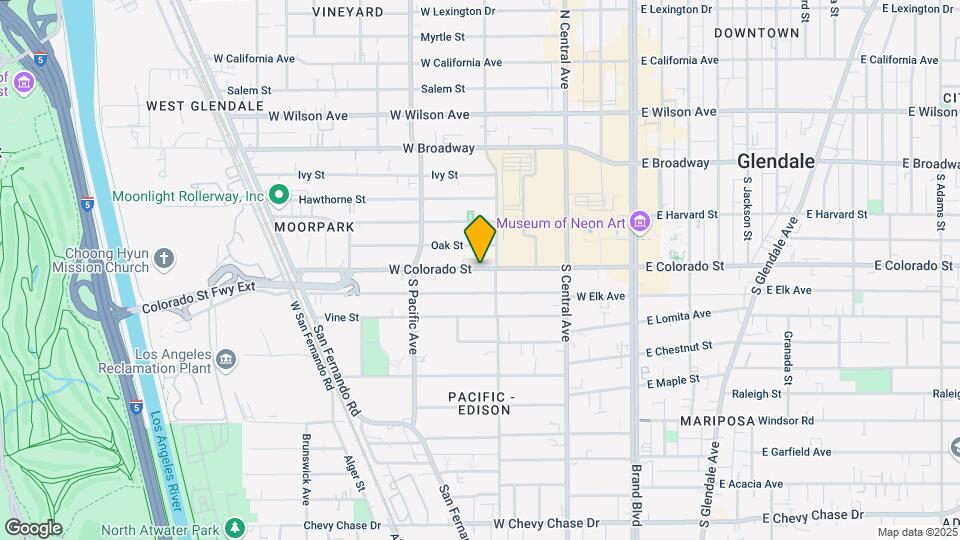 521 W Colorado St Map and Location Details