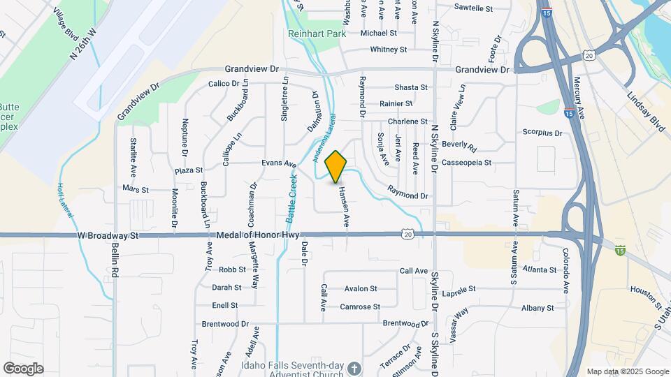 545 Hansen Ave Mapa y Detalles de la Ubicación