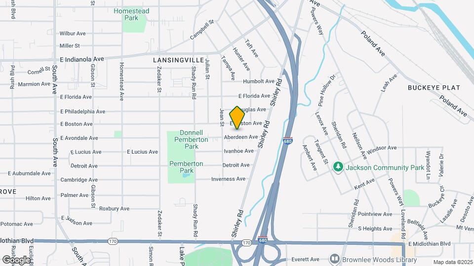 1334 Aberdeen Ave Map and Location Details