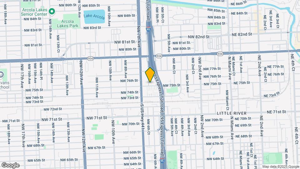 7501 NW 6th Ct Mapa y Detalles de la Ubicación