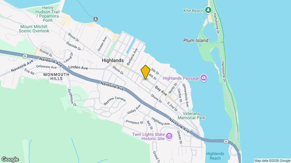 225 Bay Ave, Unit 2nd floor Map and Location Details