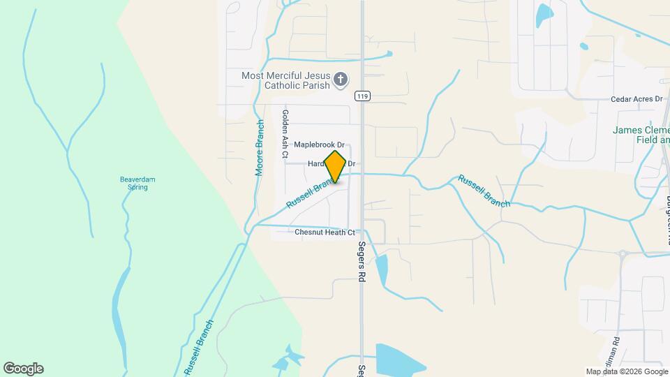 104 Rushing Brook Dr Map and Location Details