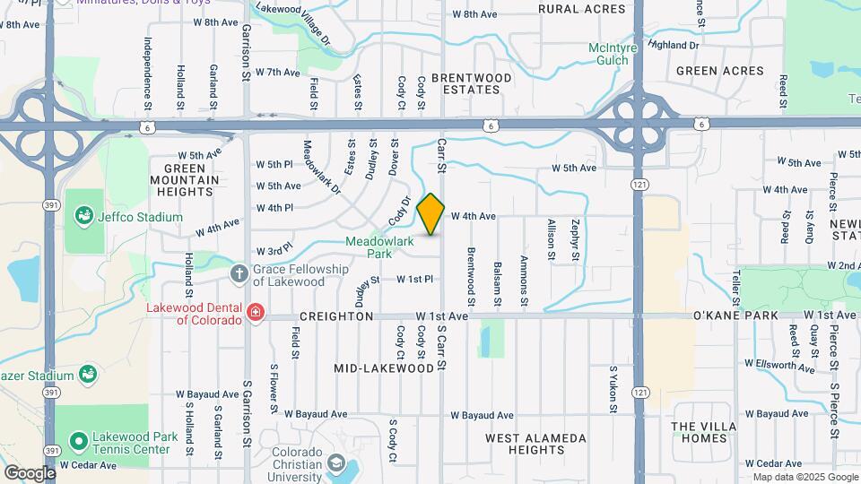 8410 W 3rd Pl Map and Location Details