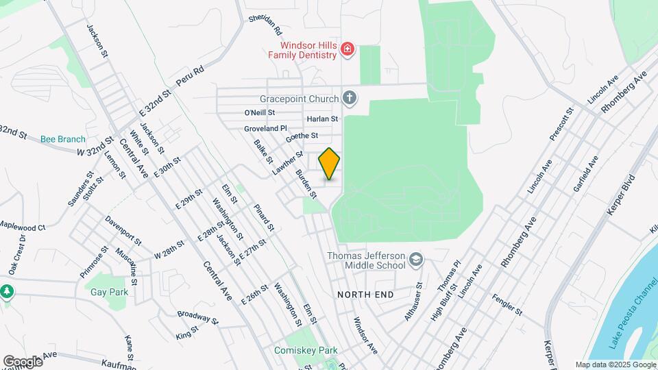 2740 Buena Vista St Map and Location Details