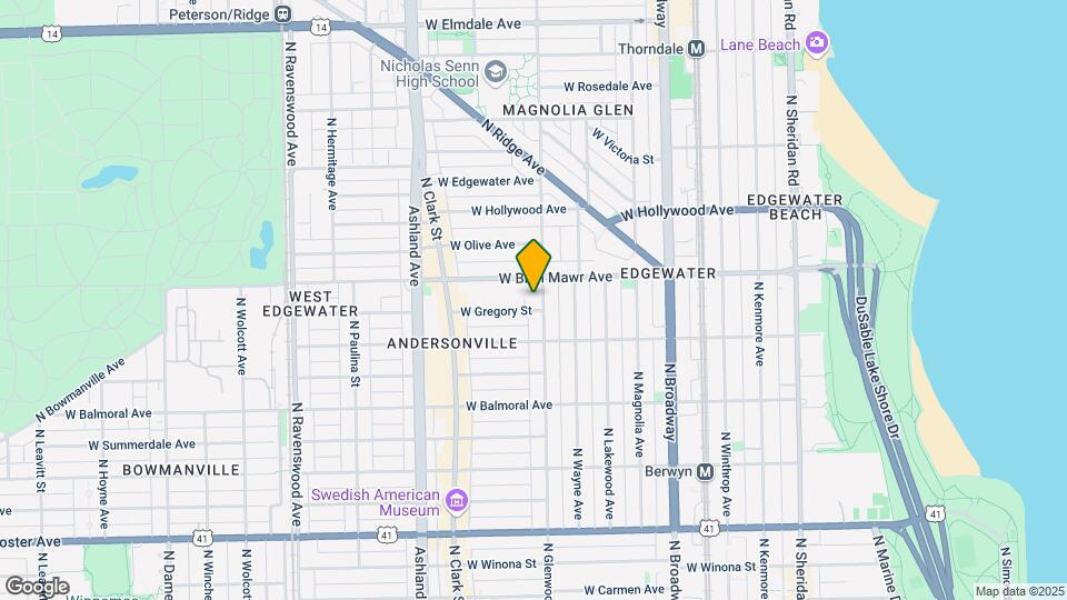 5540 N Glenwood Ave Map and Location Details