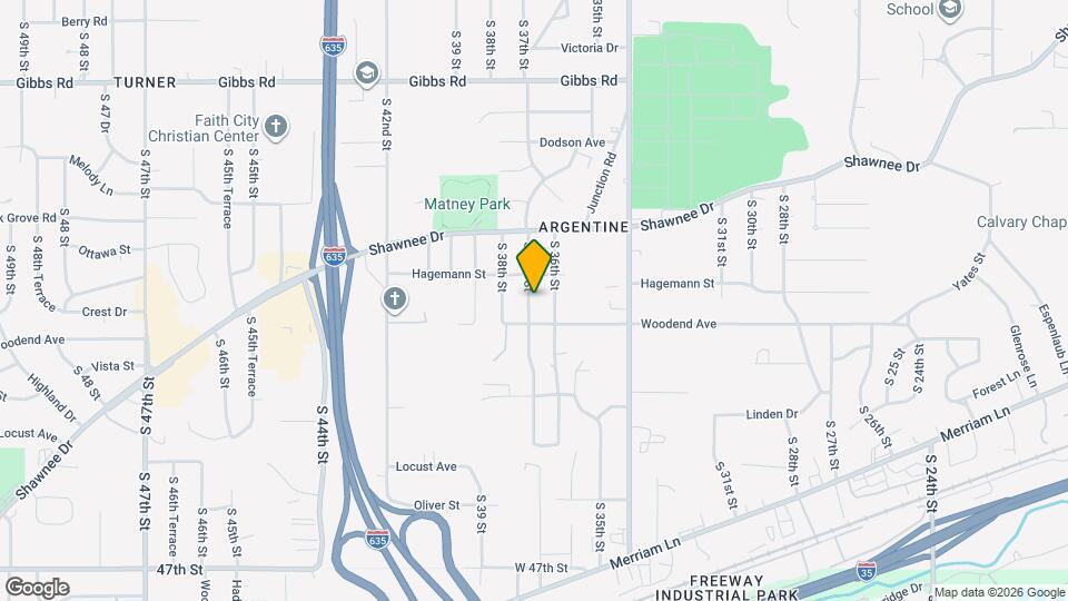 2715 S 37th St Map and Location Details