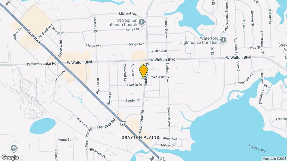 3329 Sashabaw Rd, Unit #1 Mapa y Detalles de la Ubicación