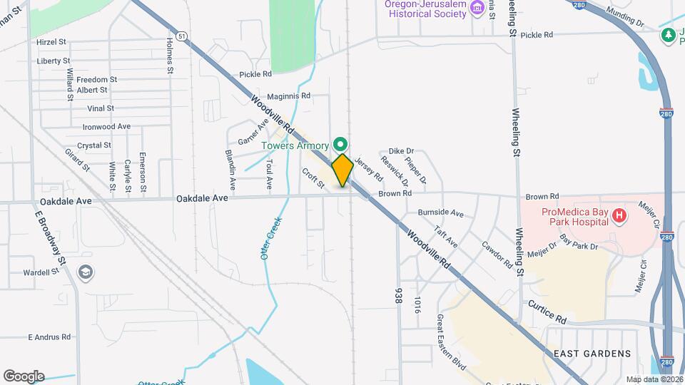 2165 Oakdale Ave Map and Location Details