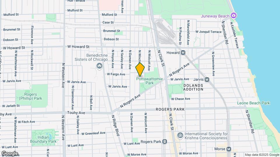 7369 N Winchester Ave Map and Location Details