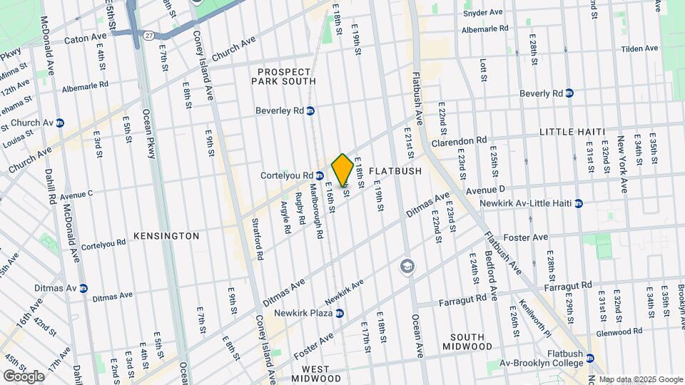 422 E 17th St Map and Location Details