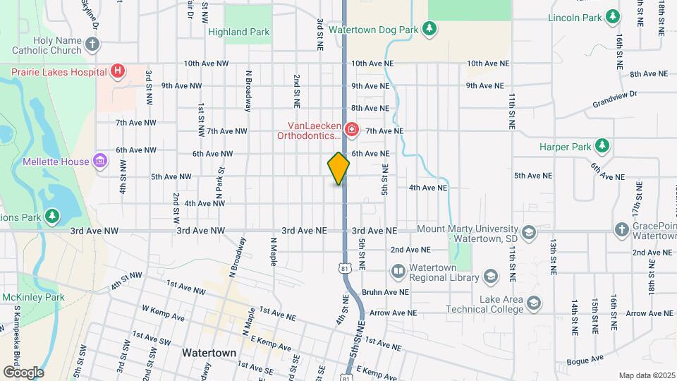 413 4th St NE Map and Location Details