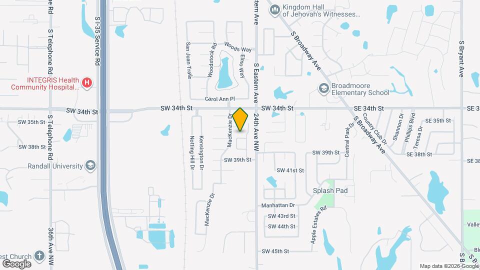 809 SW 37th St Map and Location Details