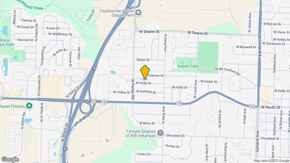 2312 W Holly St Map and Location Details