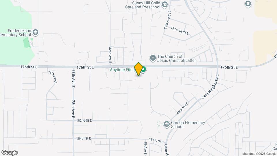 17708 85th Ave E Map and Location Details