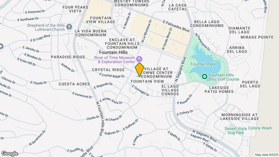 16631 E El Lago Blvd Mapa y Detalles de la Ubicación