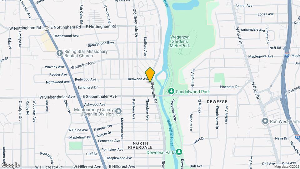 3705 Riverside Dr Map and Location Details
