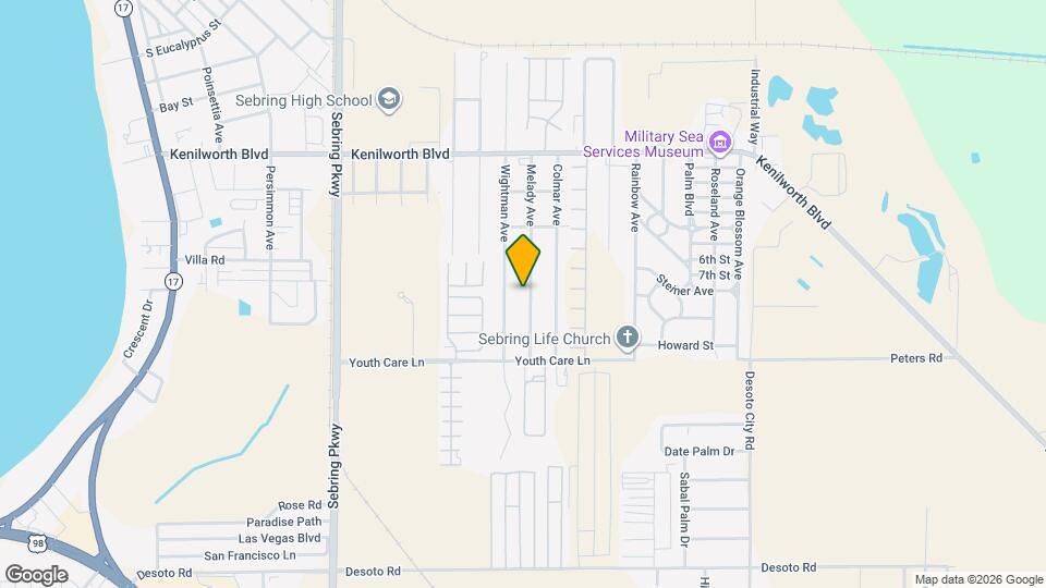 1911 Melady Ave Map and Location Details