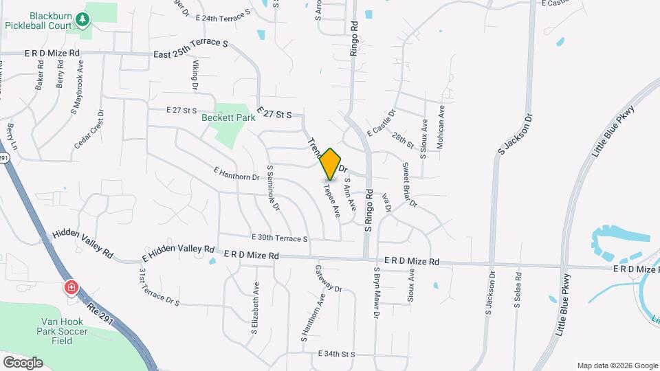 2901-2903 Tepee Ave Map and Location Details