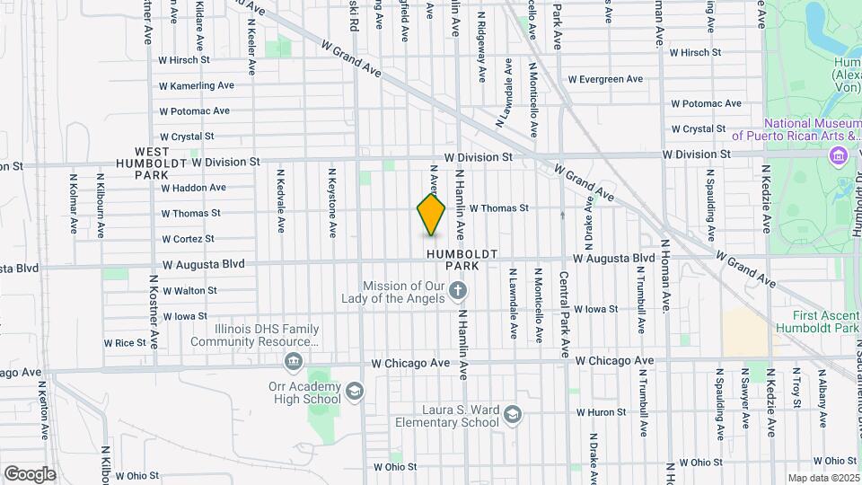 1016 N Avers Ave Mapa y Detalles de la Ubicación