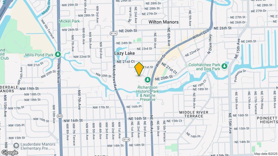 351 NE 19th Pl Map and Location Details