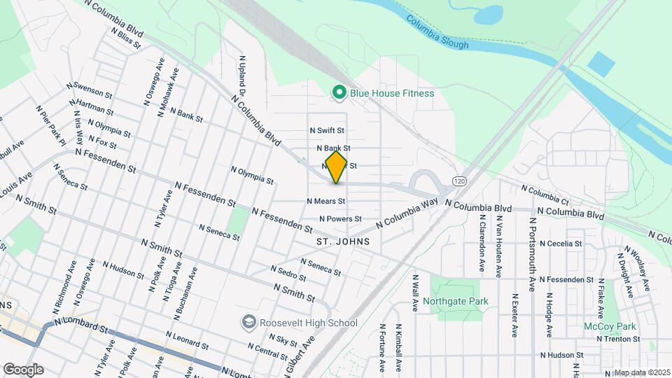 6830 N Columbia Blvd Map and Location Details