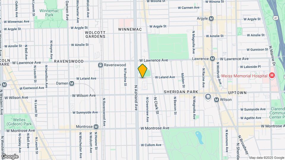 1533 W Leland Ave Map and Location Details