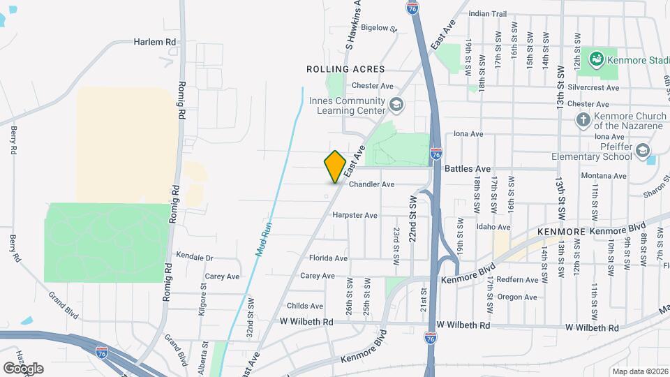 2138 East Ave Map and Location Details