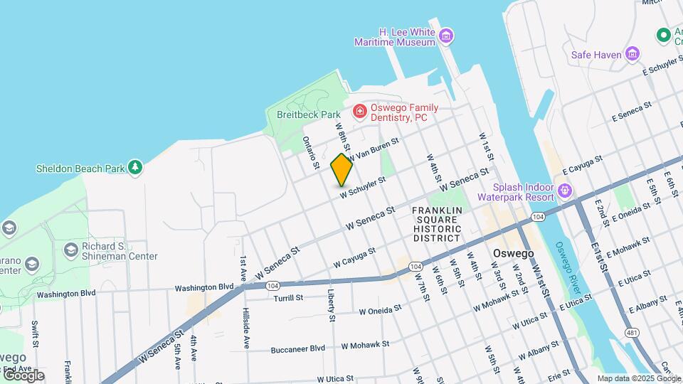 117 W Schuyler St Map and Location Details