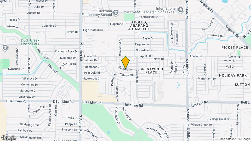 3114 Nutmeg Ln Map and Location Details