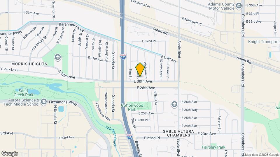 3010 Abilene St Map and Location Details