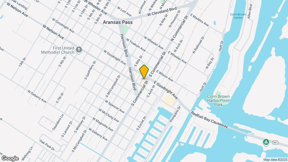 418 S Commercial St Map and Location Details