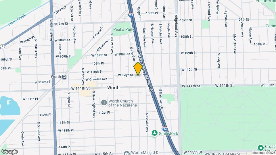 6615-6619 W Lloyd Dr Map and Location Details