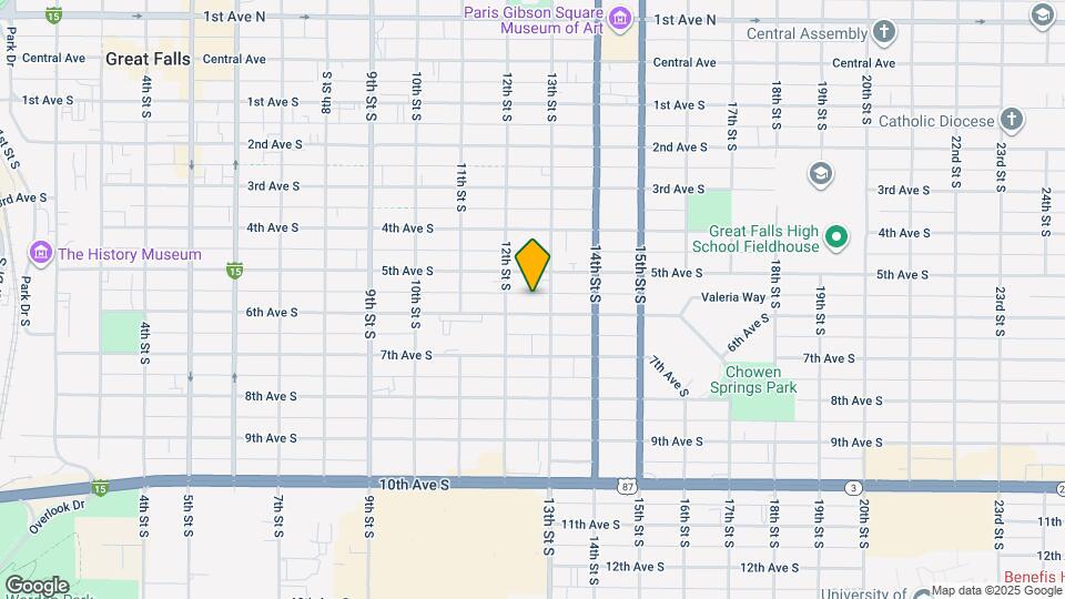 1219 6th Ave S Map and Location Details